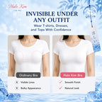 HaloKim Seamless thin-strapped bra, soft and skin-friendly, lightweight and breathable, with comfortable support without underwire.